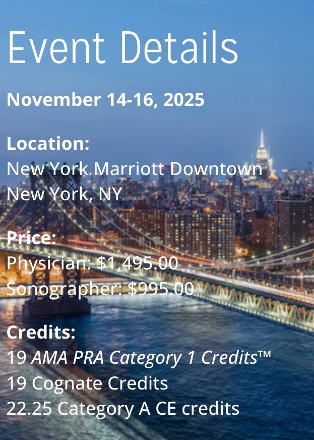 Best of the Big Apple OB-GYN Ultrasound 2025