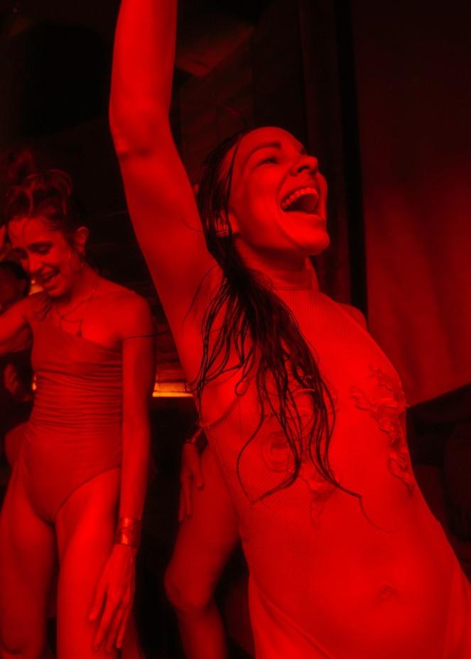 Daybreaker sauna rave party