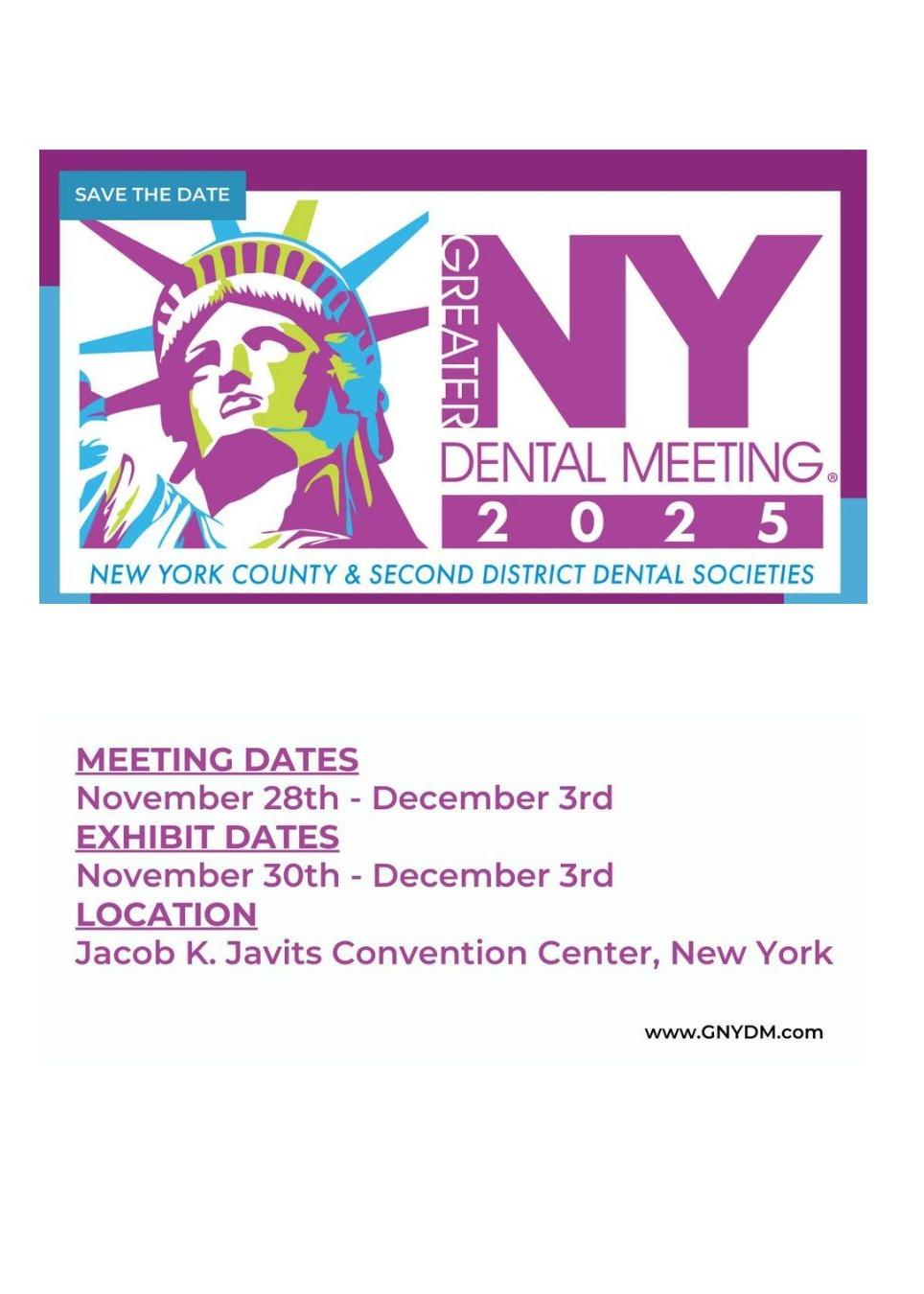 NYC Dental Meeting 2025 (GNYDM)