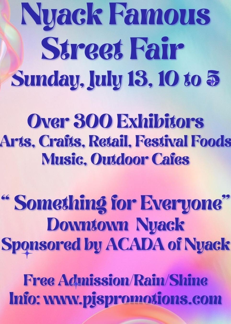 Nyack Famous Street Fair Nyack poster image